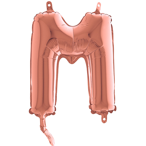 [G143223RG-P] Lettre "M"  Rose Gold 14"  - Grabo