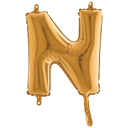 [G14332G-P] Lettre "N"  Or 14"  - Grabo