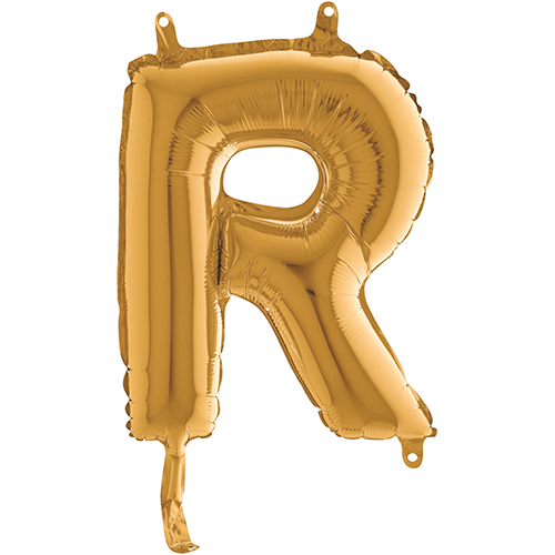 [G14372G-P] Lettre "R"  Or 14"  - Grabo