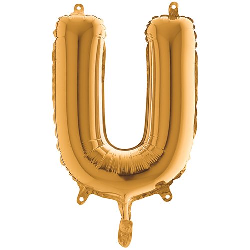 [G14402G-P] Lettre "U"  Or 14"  - Grabo