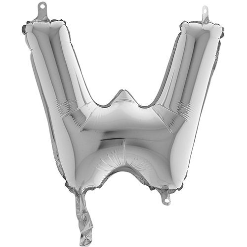 [G14429S-P] Lettre "W"  Argent 14"  - Grabo