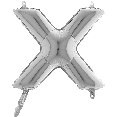 [G14439S-P] Lettre "X"  Argent 14"  - Grabo