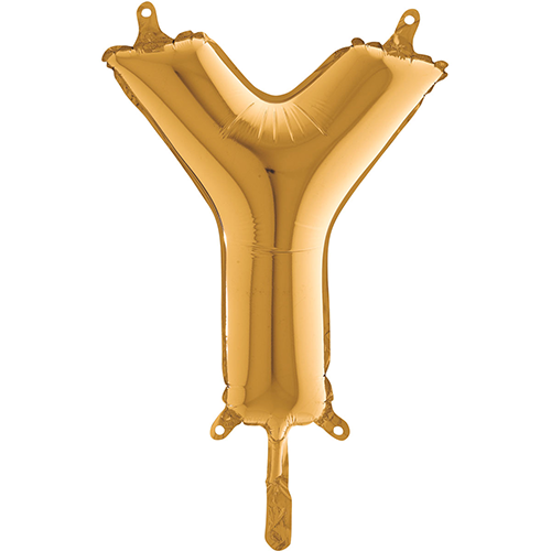 [G14442G-P] Lettre "Y"  Or 14"  - Grabo