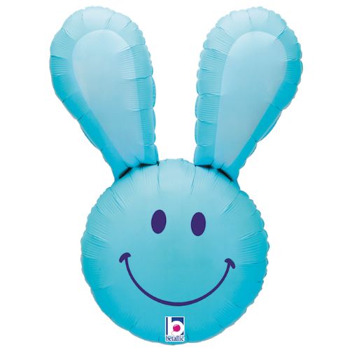 [G15355B-P-FR] 1 Alu 30″ Smile Lapin Bleu – Grabo
