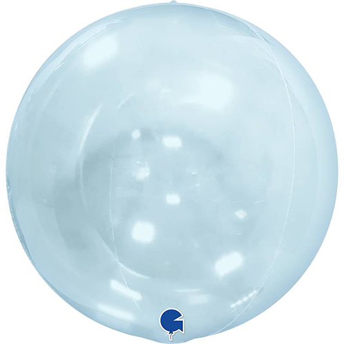 [G1574109SVB] Globe Transparent Blue 4D 15" Vrac - Grabo