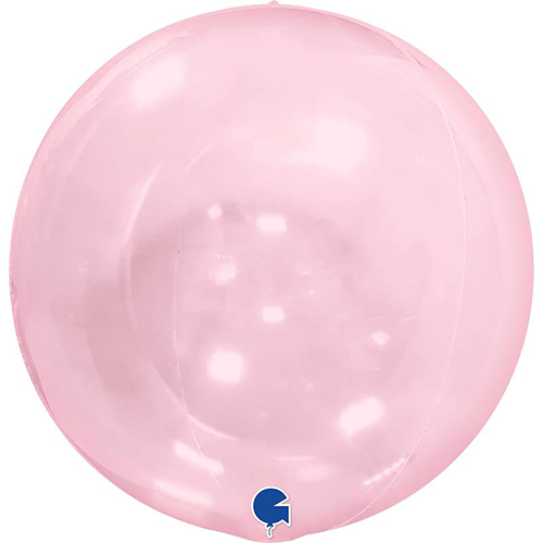 [G1574109SVPK] Globe Transparent Pink 4D 15" Vrac - Grabo