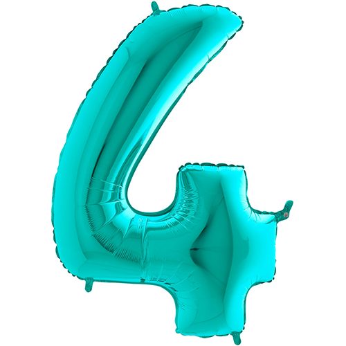[G174Ti-P] Chiffre '4' Tiffany 40" - Grabo