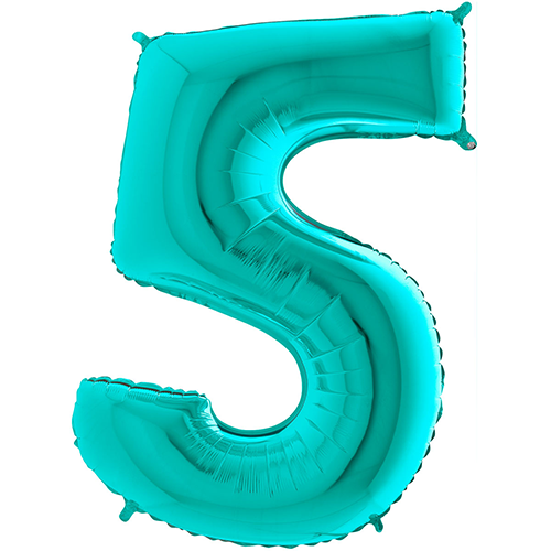 [G175Ti-P] Chiffre '5' Tiffany 40" - Grabo