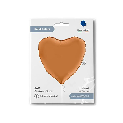 [G180000SCA-P] Coeur Satin Caramel 18" - Grabo