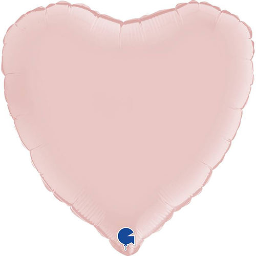 [G180000SPP] Coeur Satin Pastel Pink 18" - Grabo