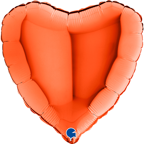 [G18015O] Coeur Orange 18" - Grabo