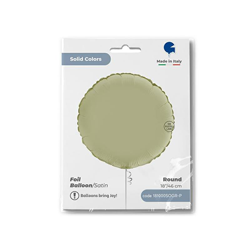 [G181000SOGR-P] Rond Satin Olive Green 18" - Grabo