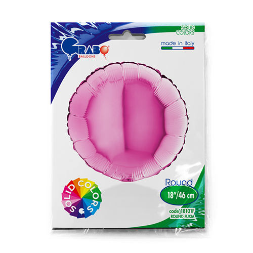 [G18101F-P] Rond Fuchsia 18"  - Grabo