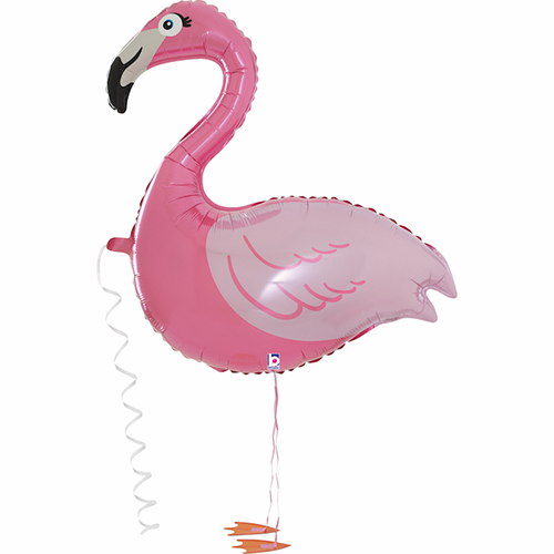 [G18103-P] Balloon Friend Flamingo 39" - Grabo