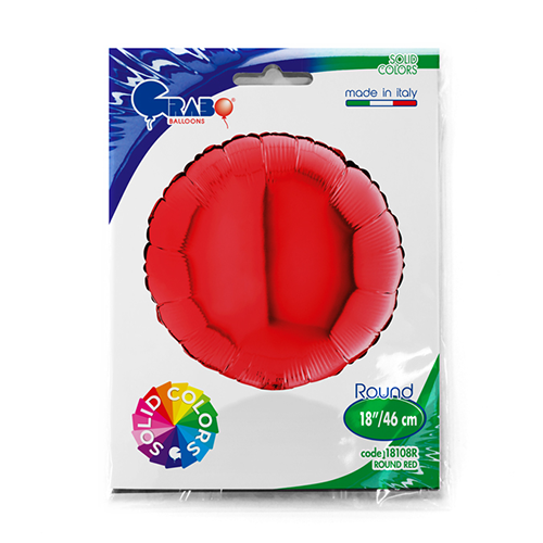 [G18108R-P] Rond Rouge 18"  - Grabo