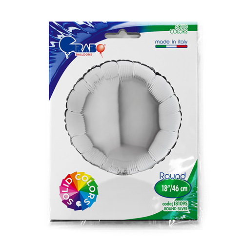 [G18109S-P] Rond Argent 18"  - Grabo