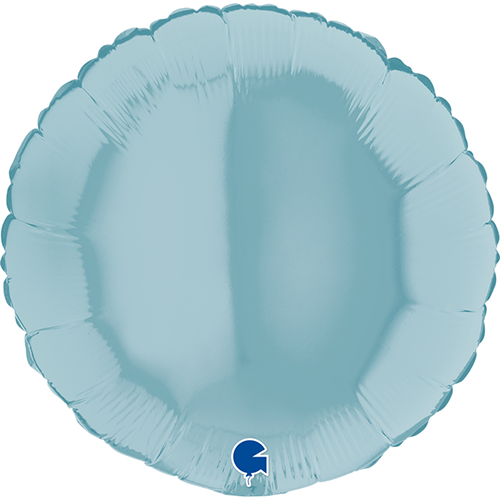 [G18121PB] Rond Pastel Bleu 18" Vrac - Grabo