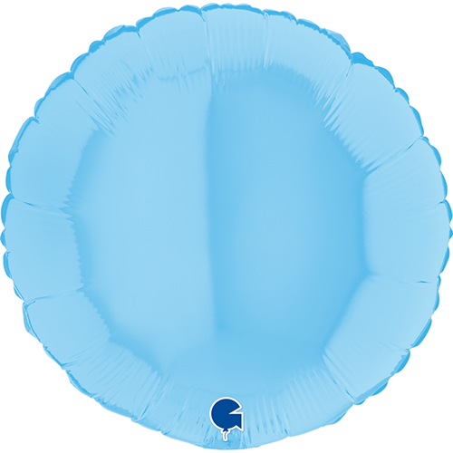 [G181M00B] Rond Matte Blue 18" Vrac - Grabo
