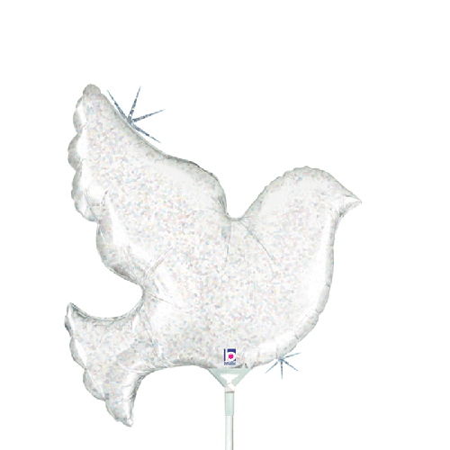 [G19124H] Pearl White Dove Mini 14" Vrac - Grabo