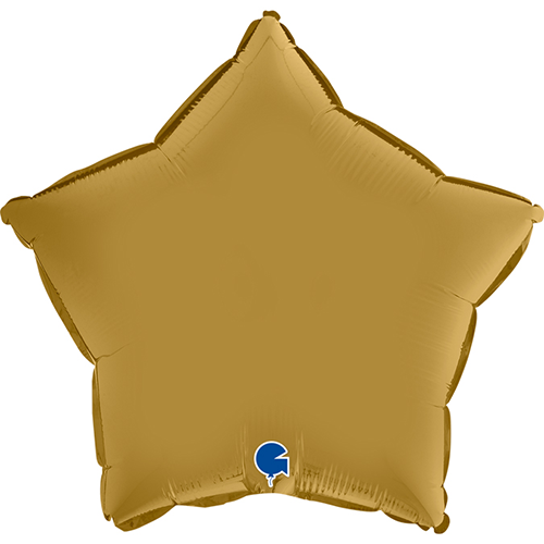 [G192S00G] Étoile Satin Gold 18" Vrac - Grabo
