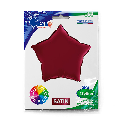 [G192S03CY-P] Étoile Satin Cerise 18" - Grabo