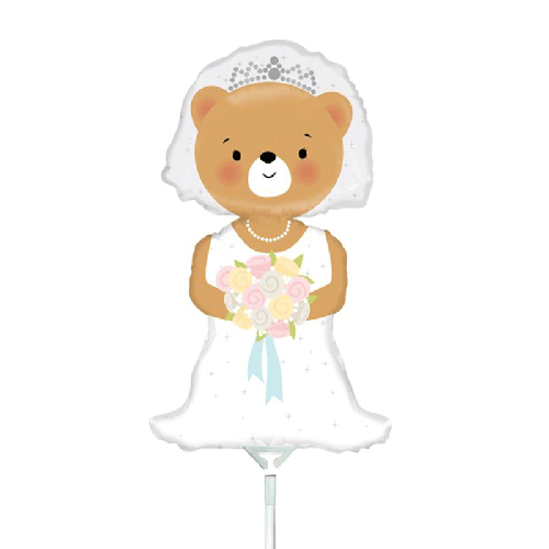 [G19594] Bride Bear Mini 14" - Grabo