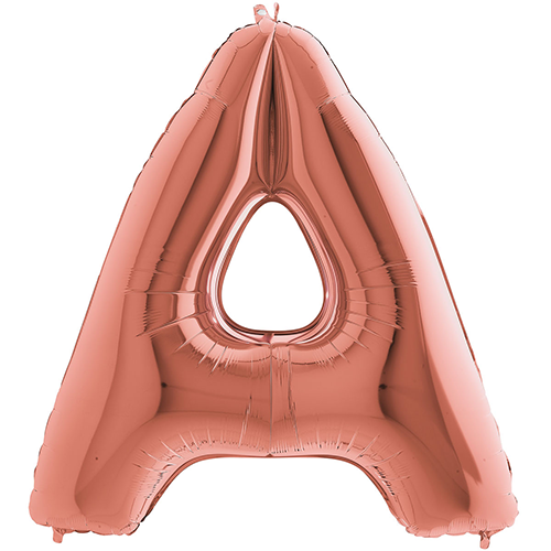 [G2023RG-P] Lettre "A" Rose Gold 40" - Grabo