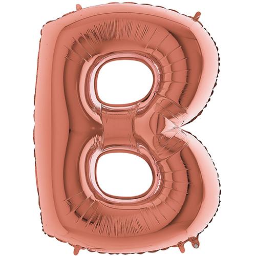 [G2123RG-P] Lettre "B" Rose Gold 40" - Grabo