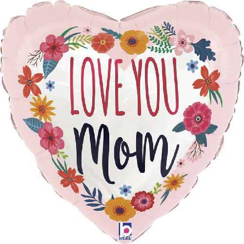 [G22170] Satin Love You Mom Blossom 9" Vrac - Grabo