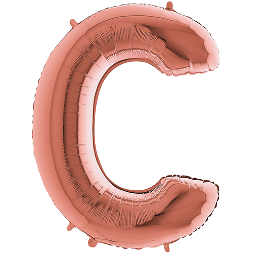 [G2223RG-P] Lettre "C" Rose Gold 40" - Grabo