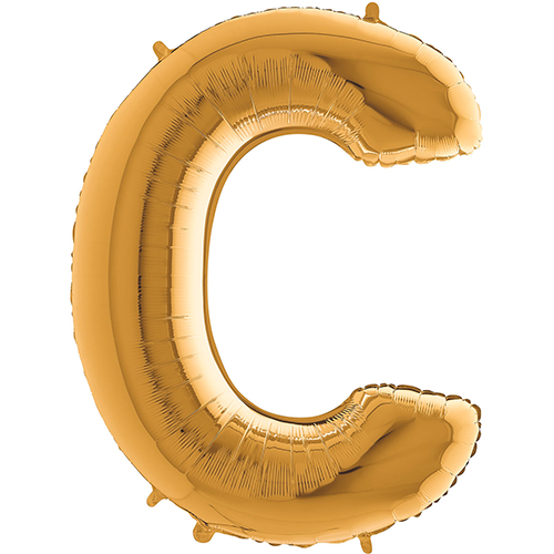 [G222G-P] Lettre "C" Gold 40" - Grabo