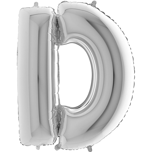 [G239S-P] Lettre "D" Silver 40" - Grabo