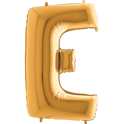 [G242G-P] Lettre "E" Gold 40" - Grabo