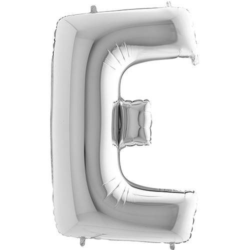 [G249S-P] Lettre "E" Silver 40" - Grabo