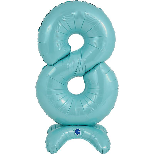 [G25068PB-P] The Standups - Chiffre 8 Pastel Blue 25" - Grabo - FDS