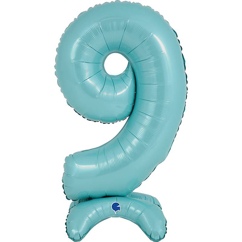 [G25069PB-P] The Standups - Chiffre 9 Pastel Blue 25" - Grabo - FDS