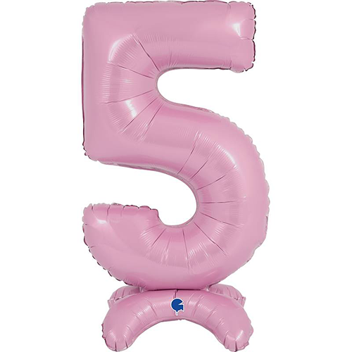 [G25075PP-P] The Standups - Chiffre 5 Pastel Pink 25" - Grabo - FDS