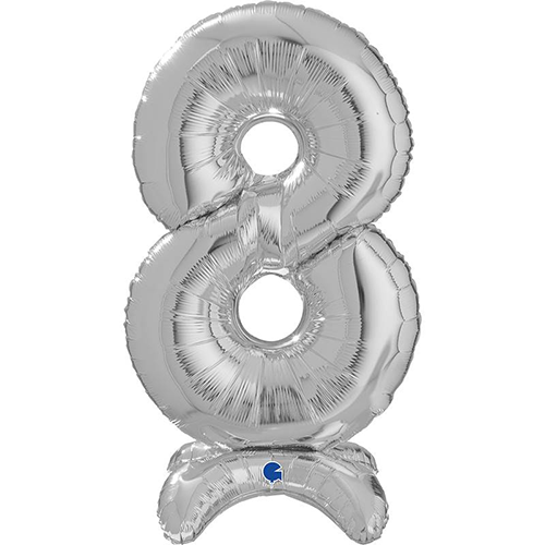 [G25098S-P] The Standups - Chiffre 8 Silver 25" - Grabo - FDS