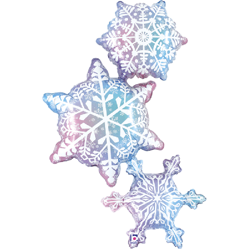 [G25145-P] Snowflake Trio 50" - Grabo