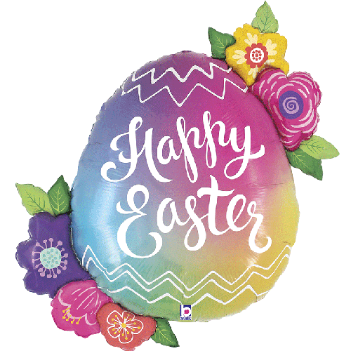 [G25164-P] Easter Egg Flowers 35" - Grabo