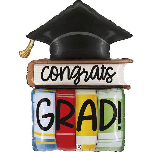 [G25180-P] Congrats Grad Books 44" - Grabo FDS