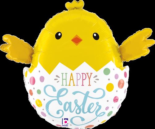 [G25247-P-FR] Easter Egg Chick 33" - Grabo