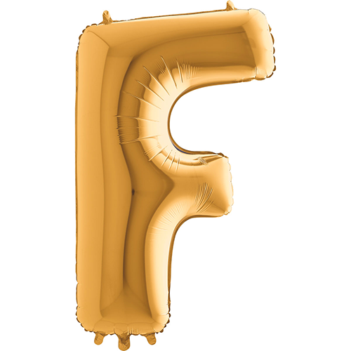 [G252G-P] Lettre "F" Gold 40" - Grabo