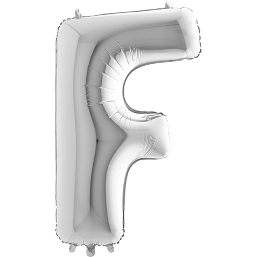 [G259S-P] Lettre "F" Silver 40" - Grabo