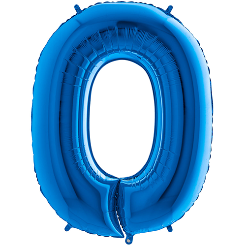 [G26000B-P] Chiffre '0' Bleu 26"  - Grabo