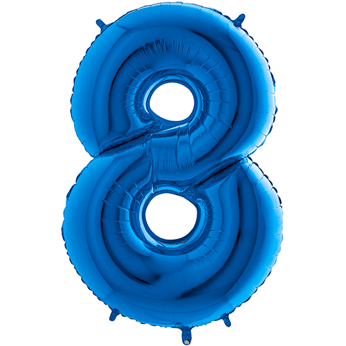 [G26008B-P] Chiffre '8' Bleu 26"  - Grabo