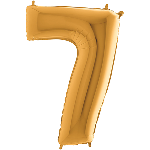 [G26027G-P] Chiffre '7' Dorée 26"  - Grabo