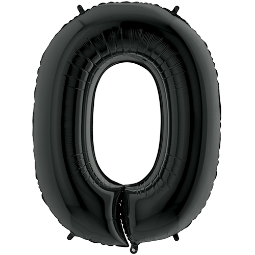 [G26040K-P] Chiffre '0' Noir 26"  - Grabo