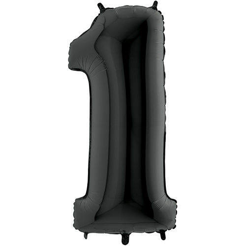 [G26041K-P] Chiffre '1' Noir 26"  - Grabo