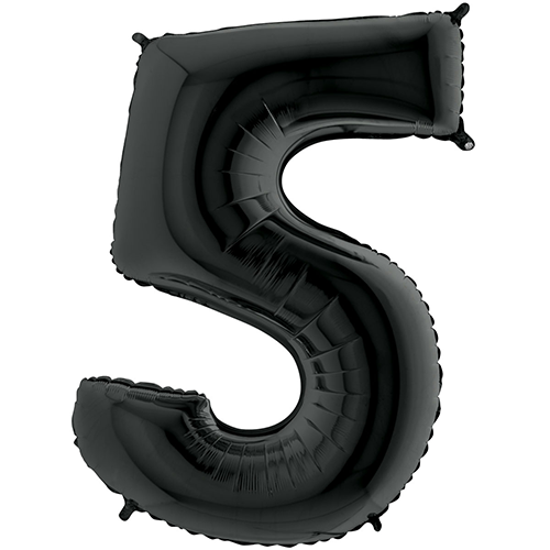 [G26045K-P] Chiffre '5' Noir 26"  - Grabo
